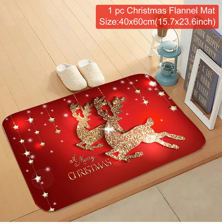 Christmas Decor Santa Claus Door Mat