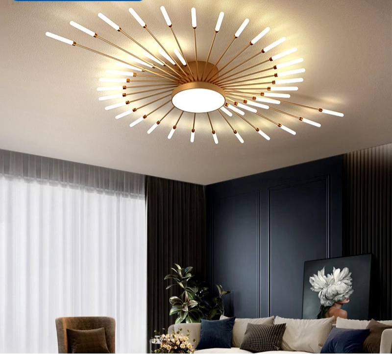 Modern Acrylic Ceiling LED Indoor Lighting For Bedroom Living Room or Kids Room Frame 175-260V
