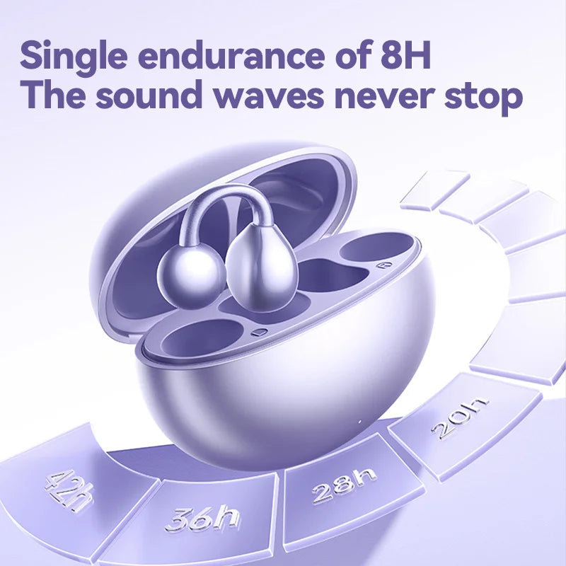 OEM ODM Wireless Headset M47 Earclip Waterproof Noise Cancelling Headphones Sporty TWS Earphones Running Earbuds for Phone