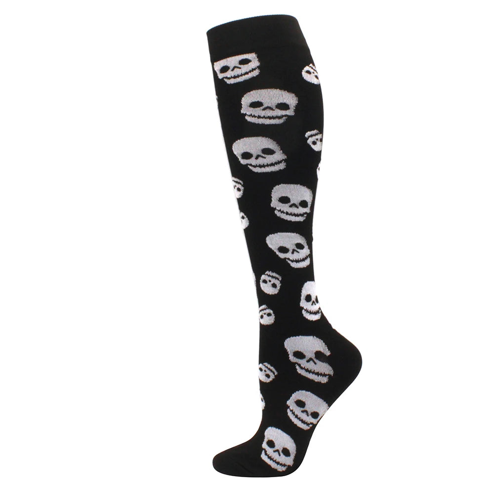 Running Compression Stockings Pressure Nursing Socks For Edema, Diabetes, Varicose Veins, Blood Circulation Sports Socks