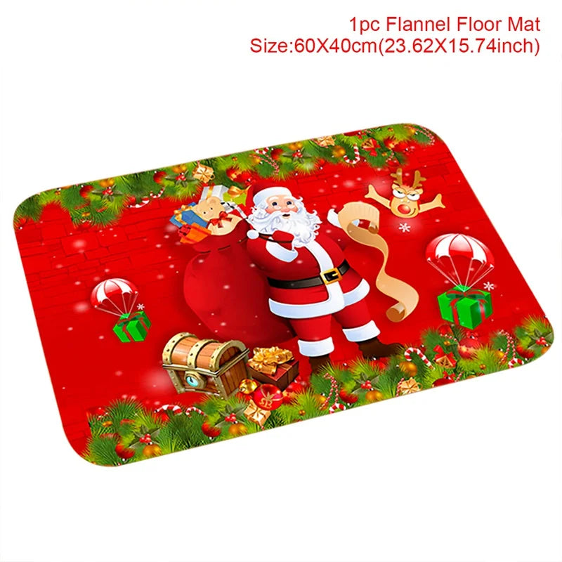 Christmas Decor Santa Claus Door Mat