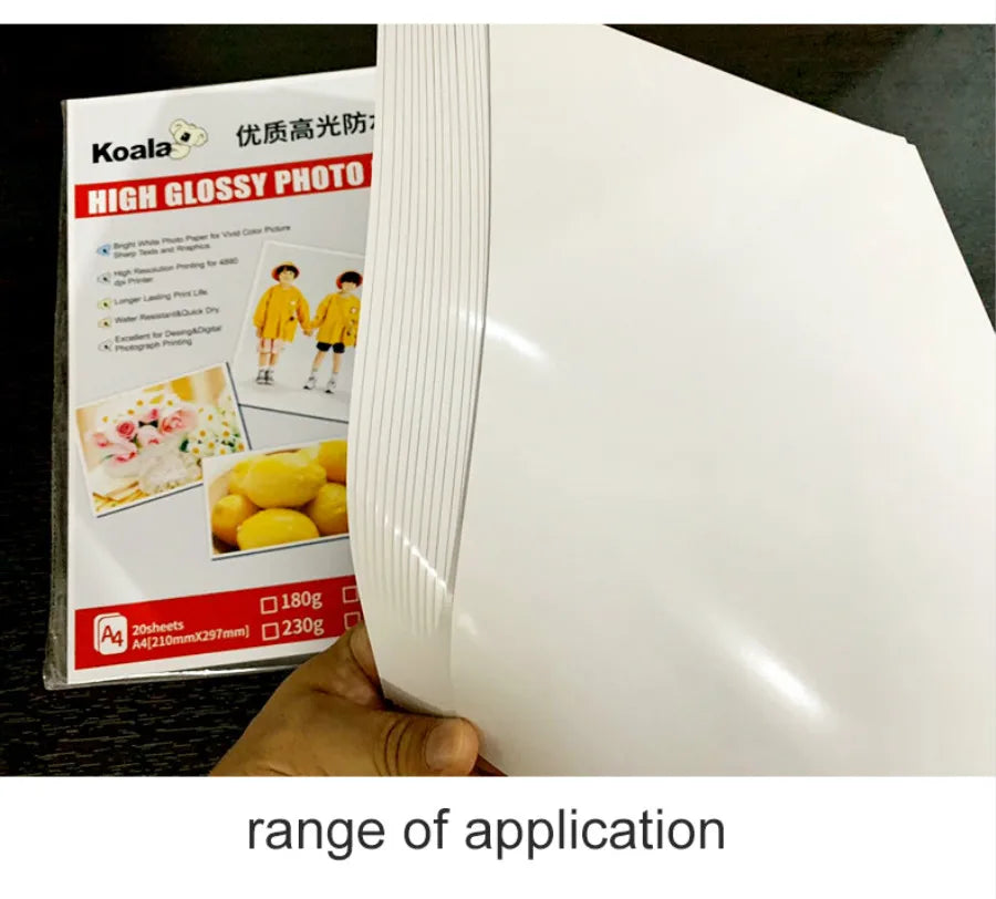 100pcs 5 Inch 6 Inch 7 Inch Quality Photo Paper Studio and Glossy Photo Paper 20pcs A4 Suitable For Album Photos