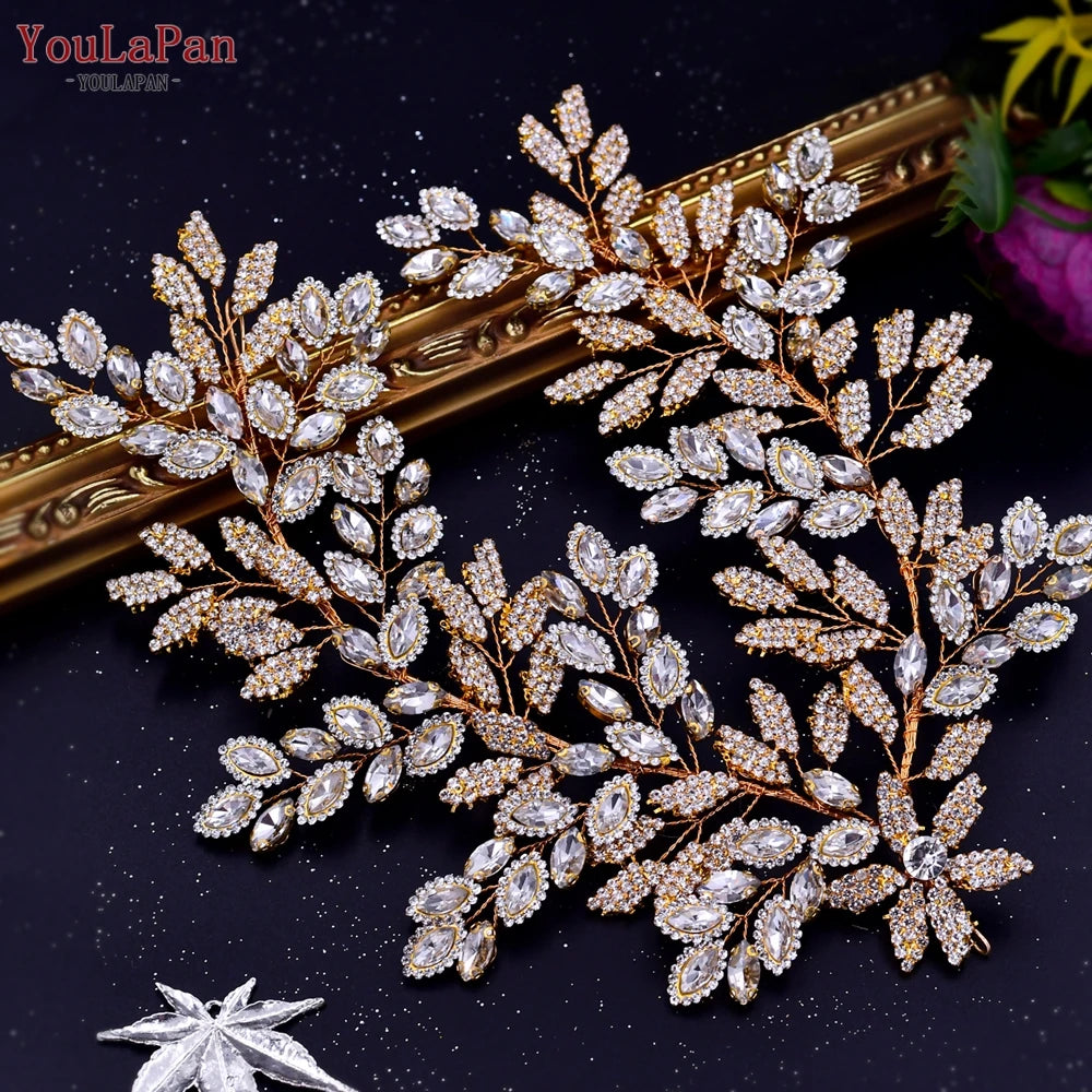 Wedding Hair Accessories Rhinestone Tiara Bridal Headdress Pageant Crown Hair Clip