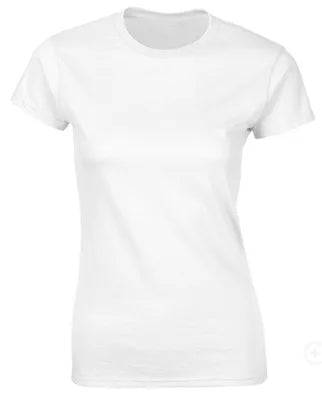 100% Cotton Women's T-Shirts Short Sleeves Solid Color