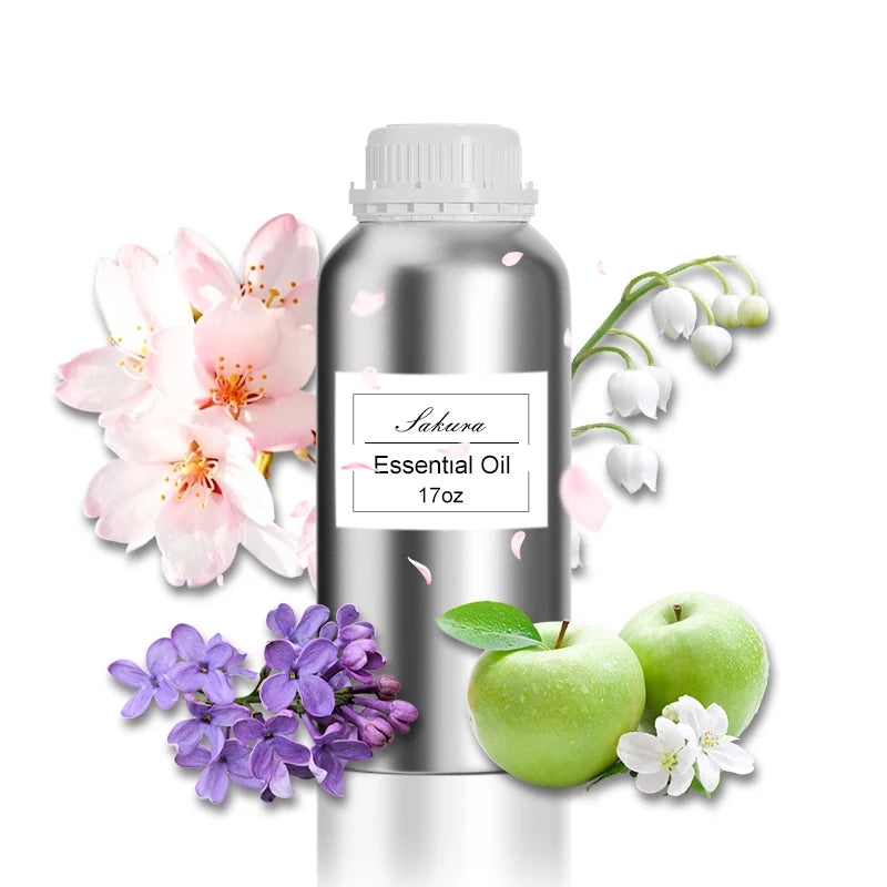 100% Pure Essential Oil OEM/ODM Natural Aromatherapy 500ml Lavender Perfume Oils for Body Foot Spa