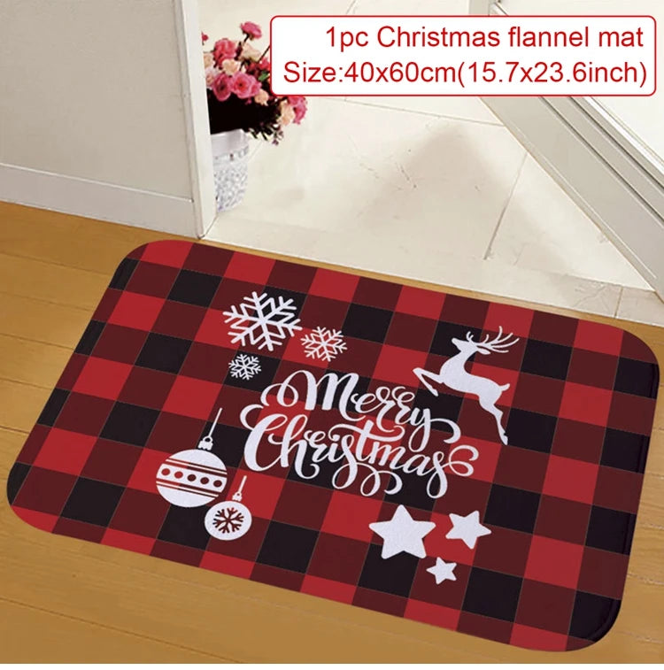 Christmas Decor Santa Claus Door Mat