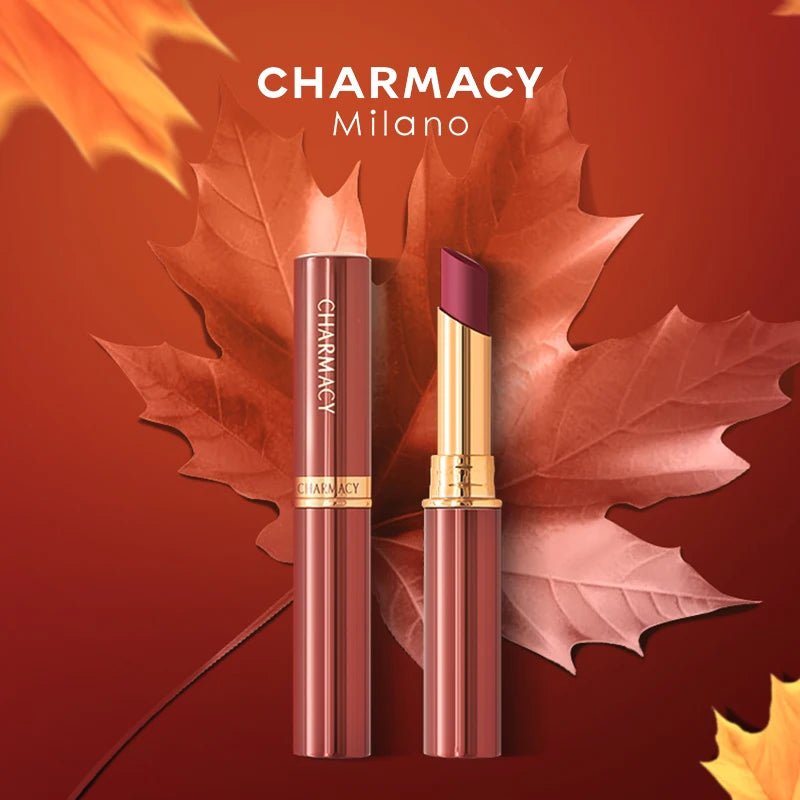 CHARMACY Waterproof Velvet Lipstick 16 Colors Long-Lasting Matte Water-Resistant