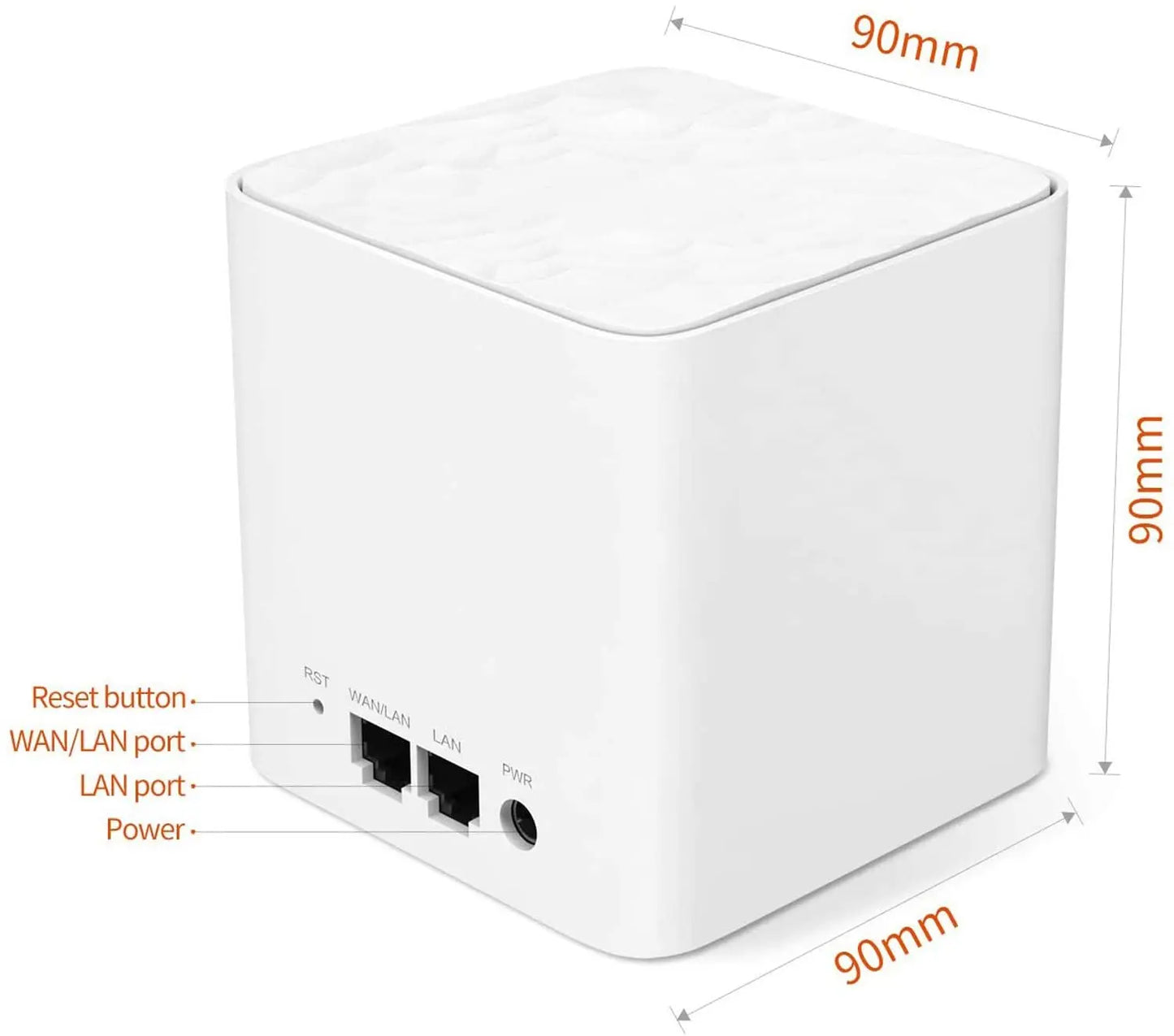 Tenda Nova Mesh WiFi System (MW3)-Up to 3500 sq.ft. Whole Home Coverage WiFi Router and Extender Replacement AC1200 Mesh Router