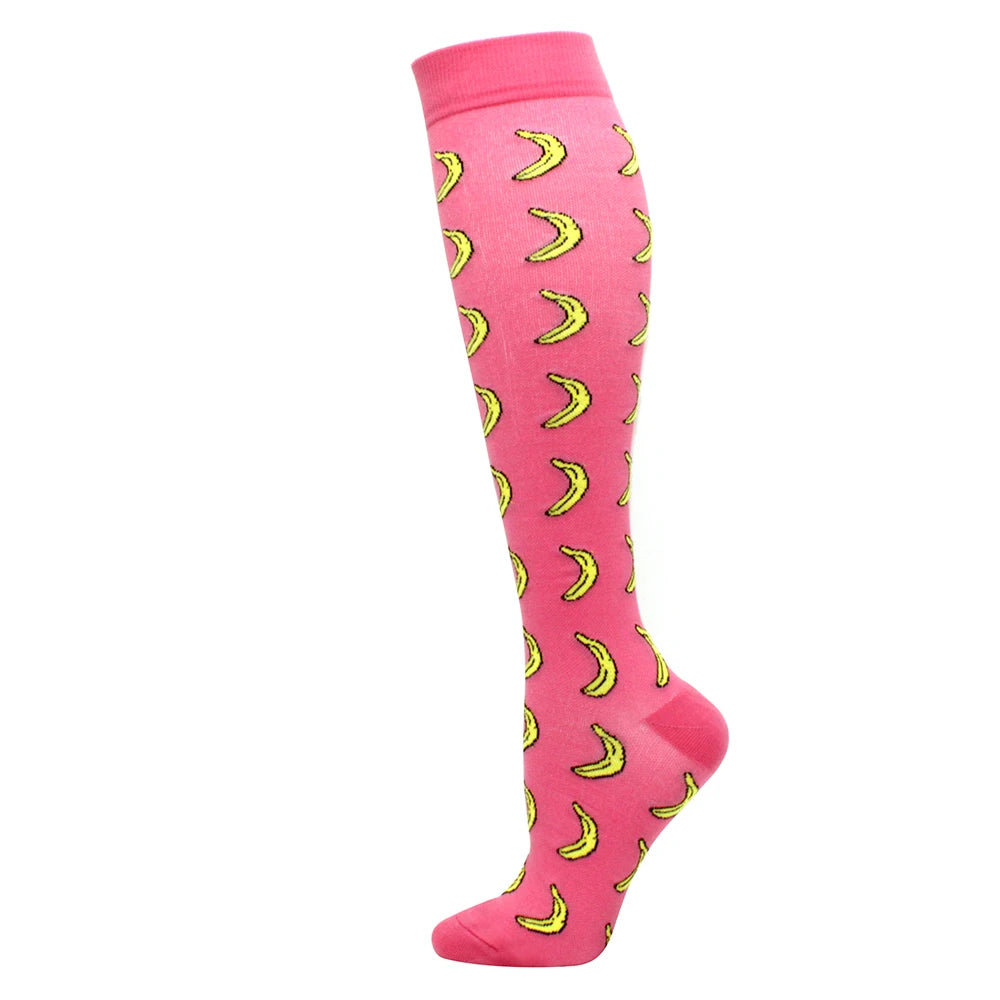 Running Compression Stockings Pressure Nursing Socks For Edema, Diabetes, Varicose Veins, Blood Circulation Sports Socks