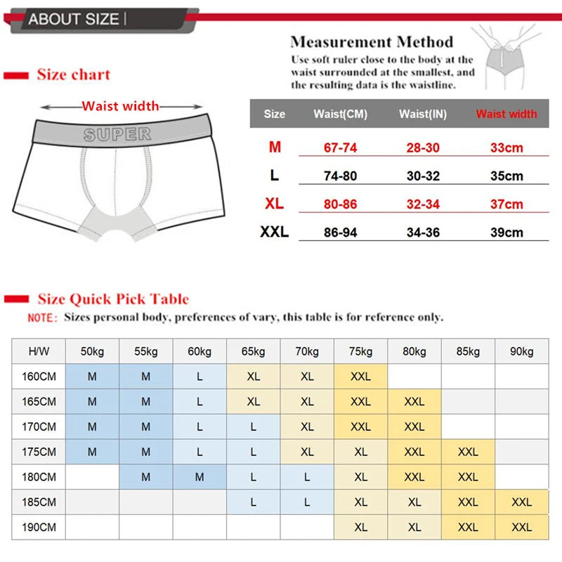 Superbody Breathable Men's Underwear Boxer Shorts Men Pajamas Soft Comfortable Shorts Men Boxers Lounge Sleep Wear