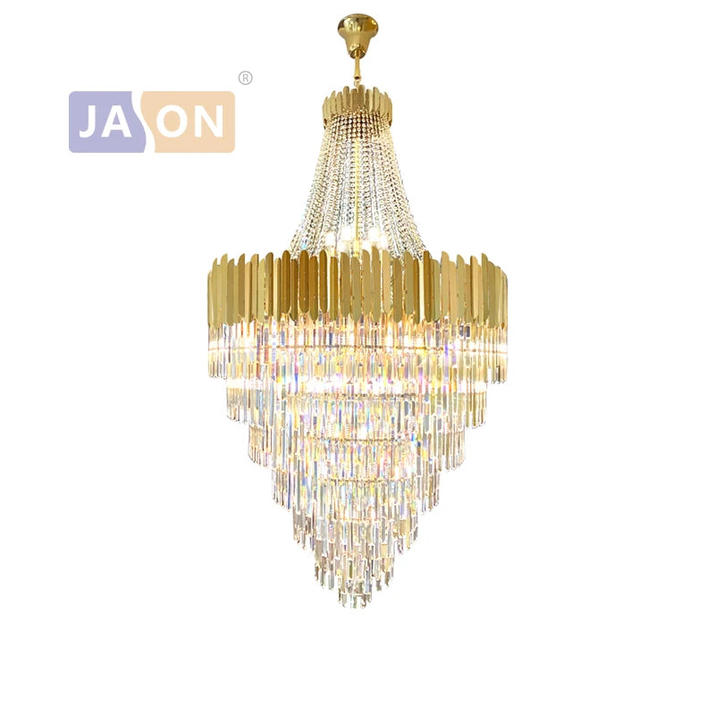 Gold Silver Desinger Dimmable LED Chandelier Lighting Hanging Lamps Lustre Suspension