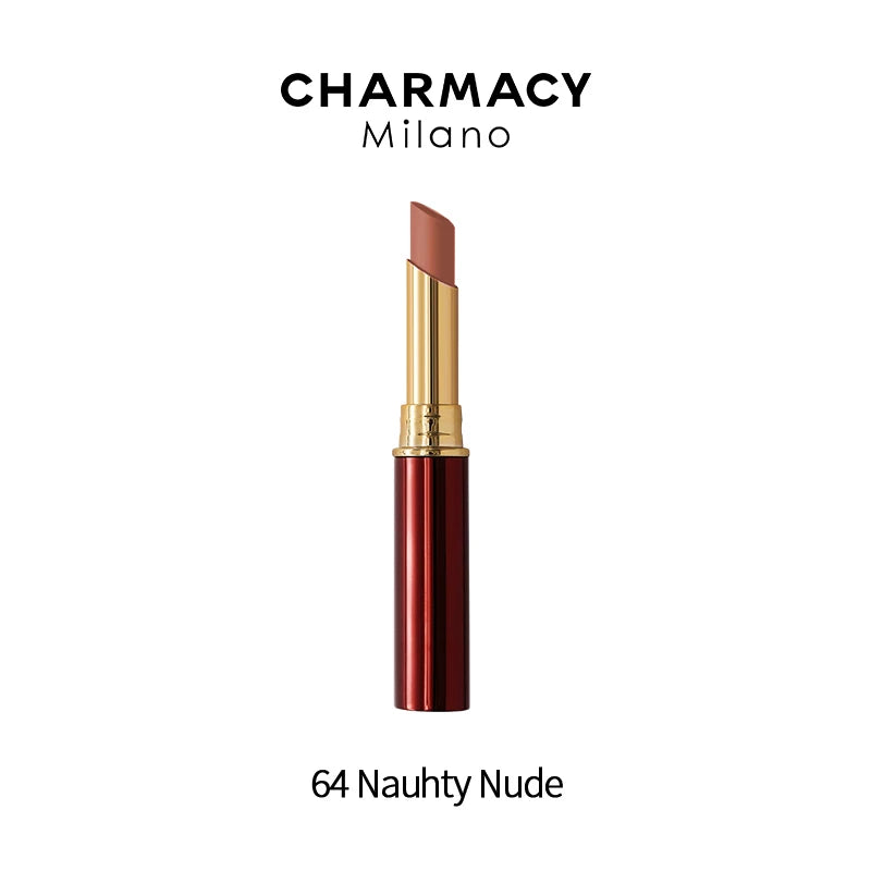 CHARMACY Waterproof Velvet Lipstick 16 Colors Long-Lasting Matte Water-Resistant