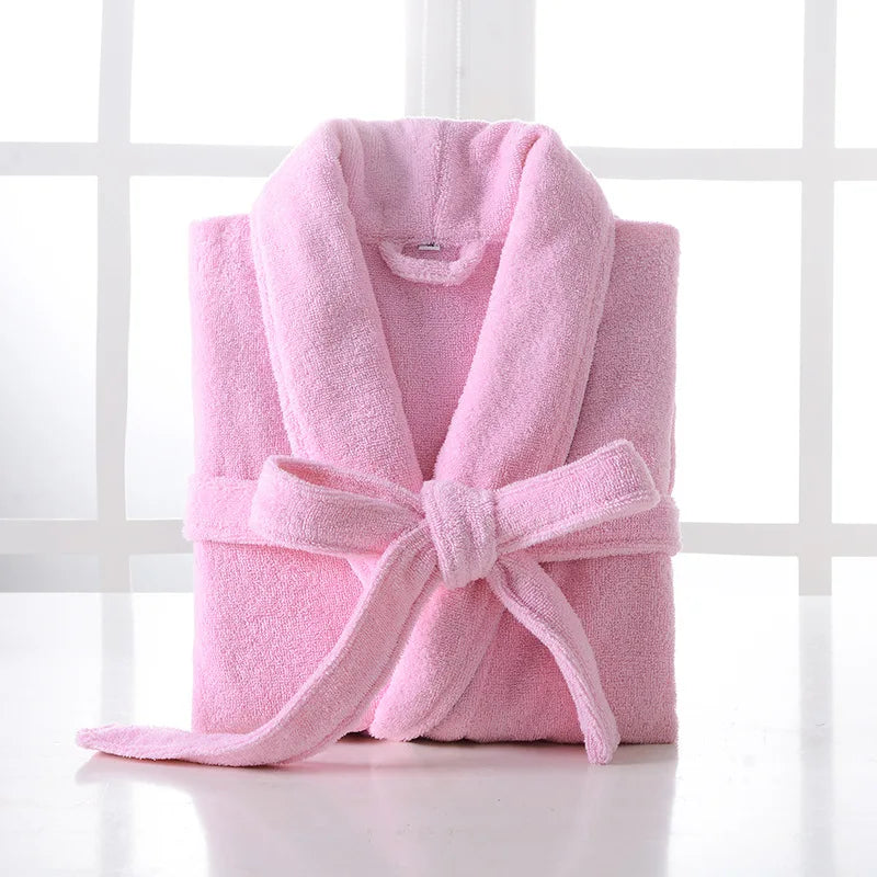 100% Cotton Waffle Bathrobe for Men or Women