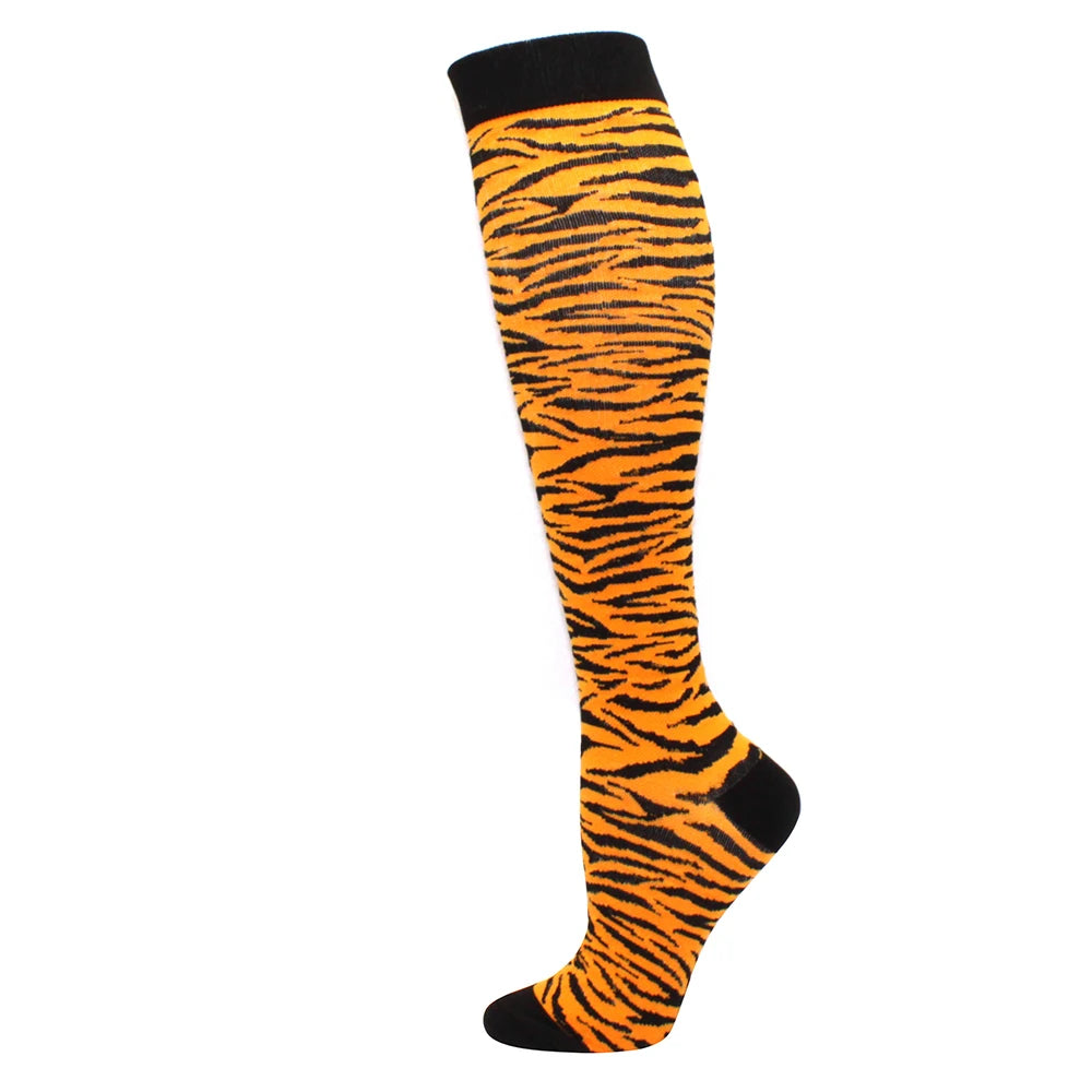Running Compression Stockings Pressure Nursing Socks For Edema, Diabetes, Varicose Veins, Blood Circulation Sports Socks