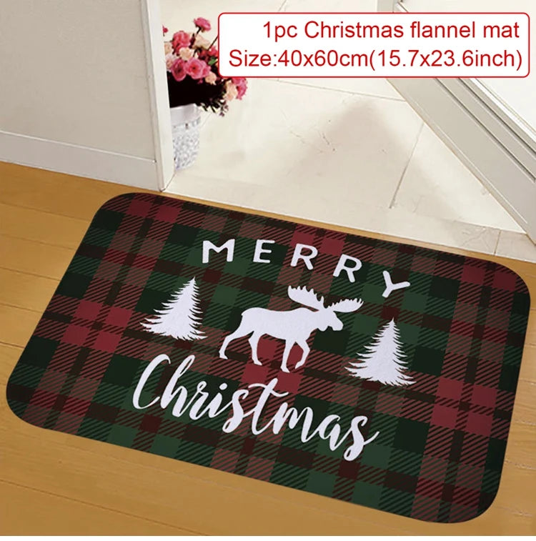 Christmas Decor Santa Claus Door Mat