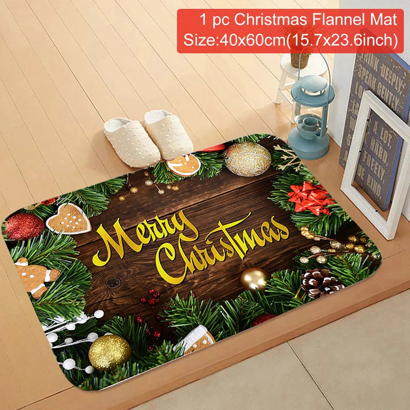Christmas Decor Santa Claus Door Mat