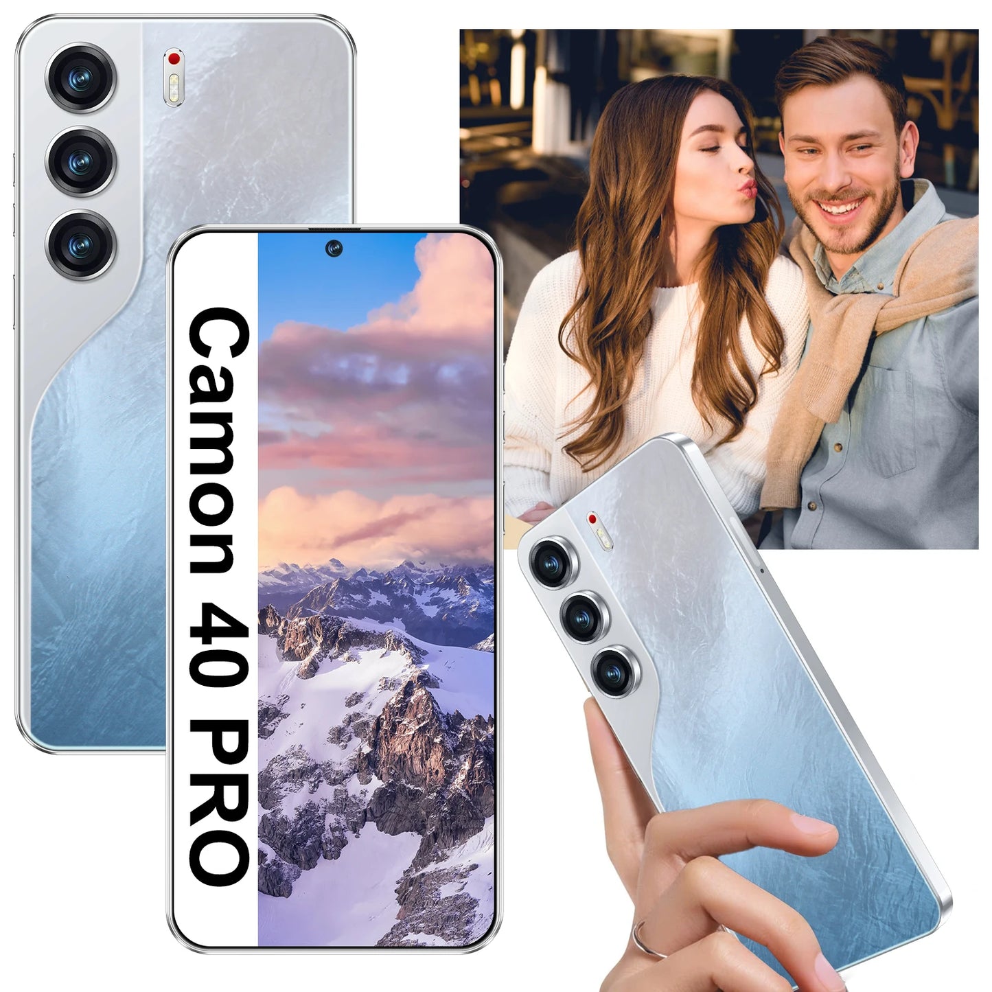 High Quality 40 Pro 5G Smartphone Unlocked Android 14 16GB+1TB Dual SIM Global LTE CDMA Mobile