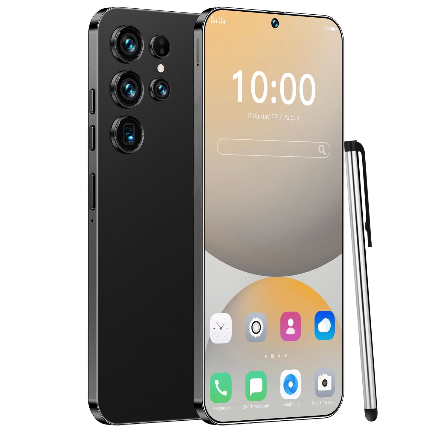 2025 New Original S26 Ultra Smartphones 16GB+1TB 5G Dual SIM Mobile Phone with HD Face Unlock Android 14 Deca Core CPU Spanish