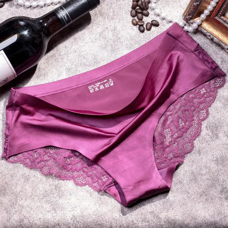 4pcs Lace Panties Women Seamless Underwear Plus Size