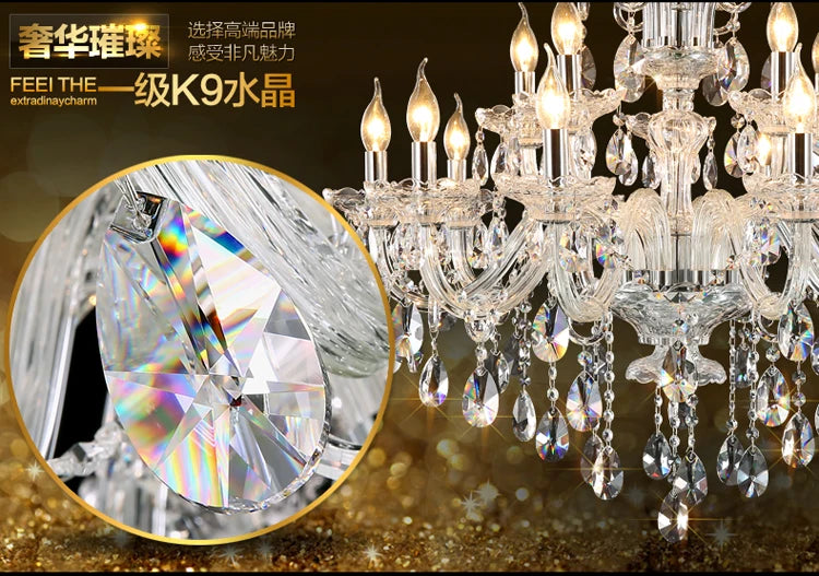 Luxury Modern Chandelier lights K9 crystal chandelier