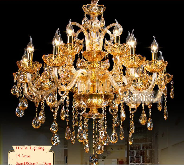 Luxury Large Crystal Chandelier Home Decoration Lighting Fixture