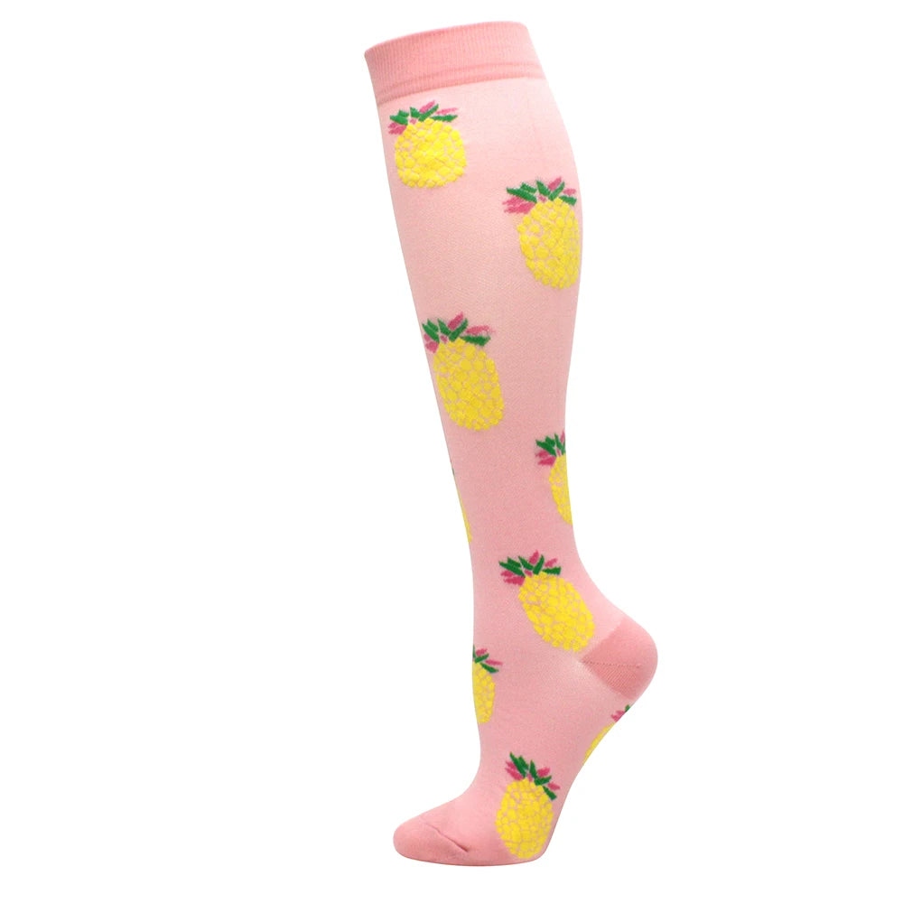 Running Compression Stockings Pressure Nursing Socks For Edema, Diabetes, Varicose Veins, Blood Circulation Sports Socks