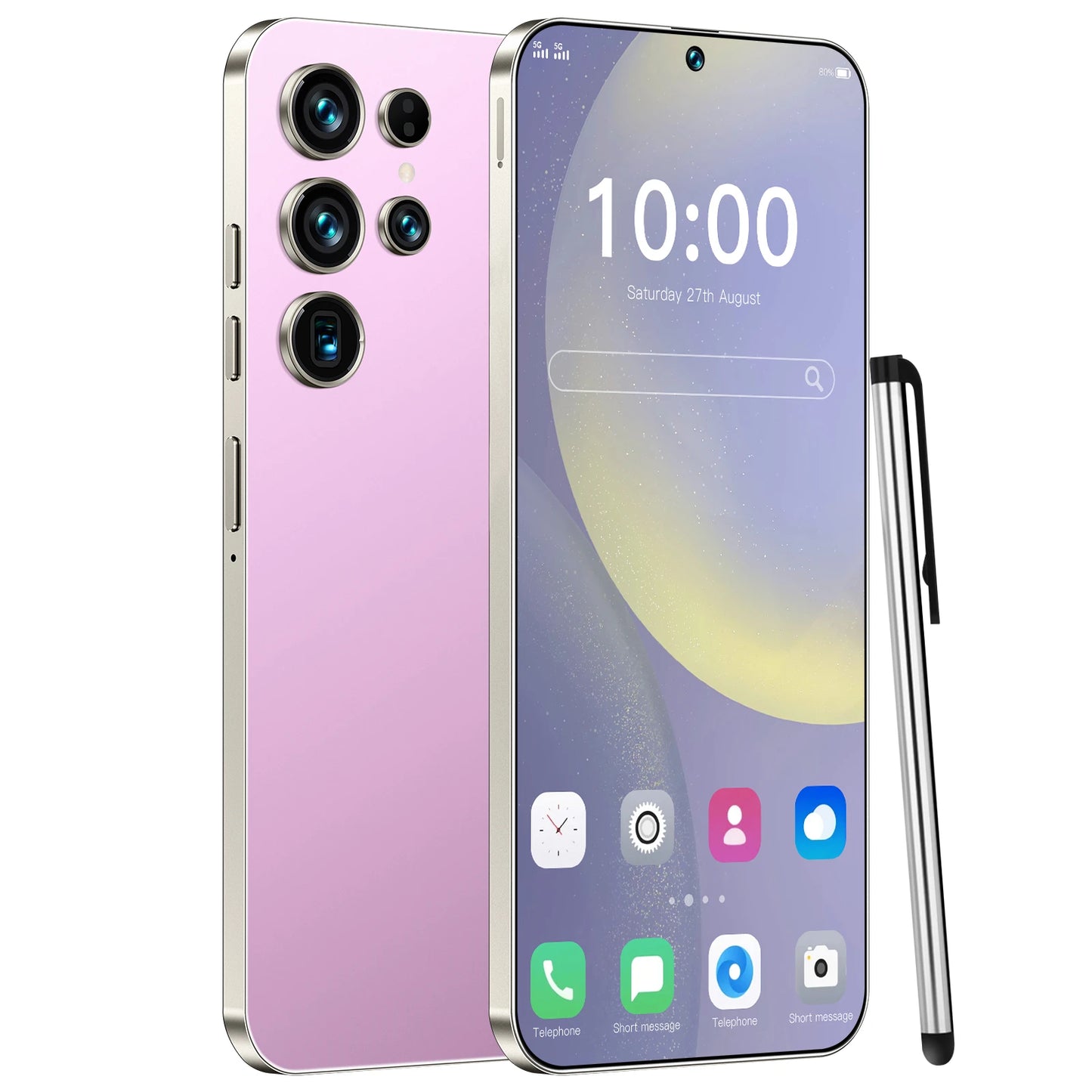 2025 New Original S26 Ultra Smartphones 16GB+1TB 5G Dual SIM Mobile Phone with HD Face Unlock Android 14 Deca Core CPU Spanish