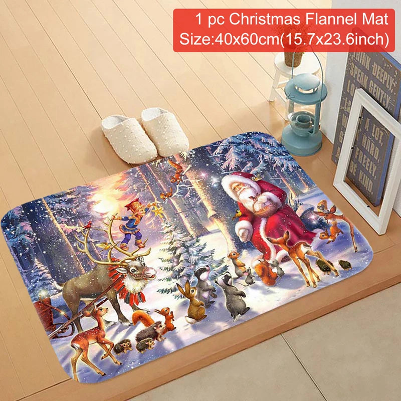 Christmas Decor Santa Claus Door Mat