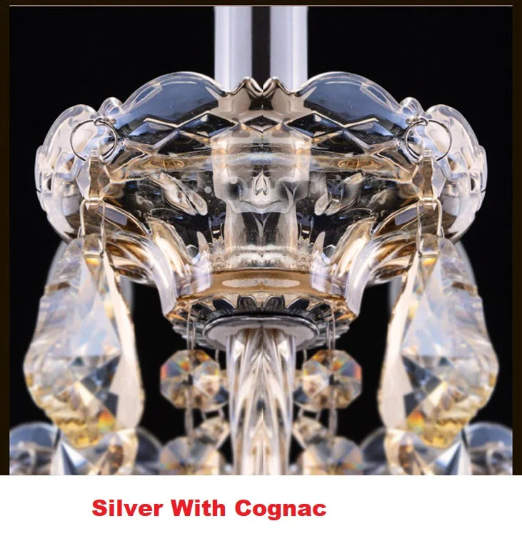 Modern Tiffany Crystal Chandelier Living Room