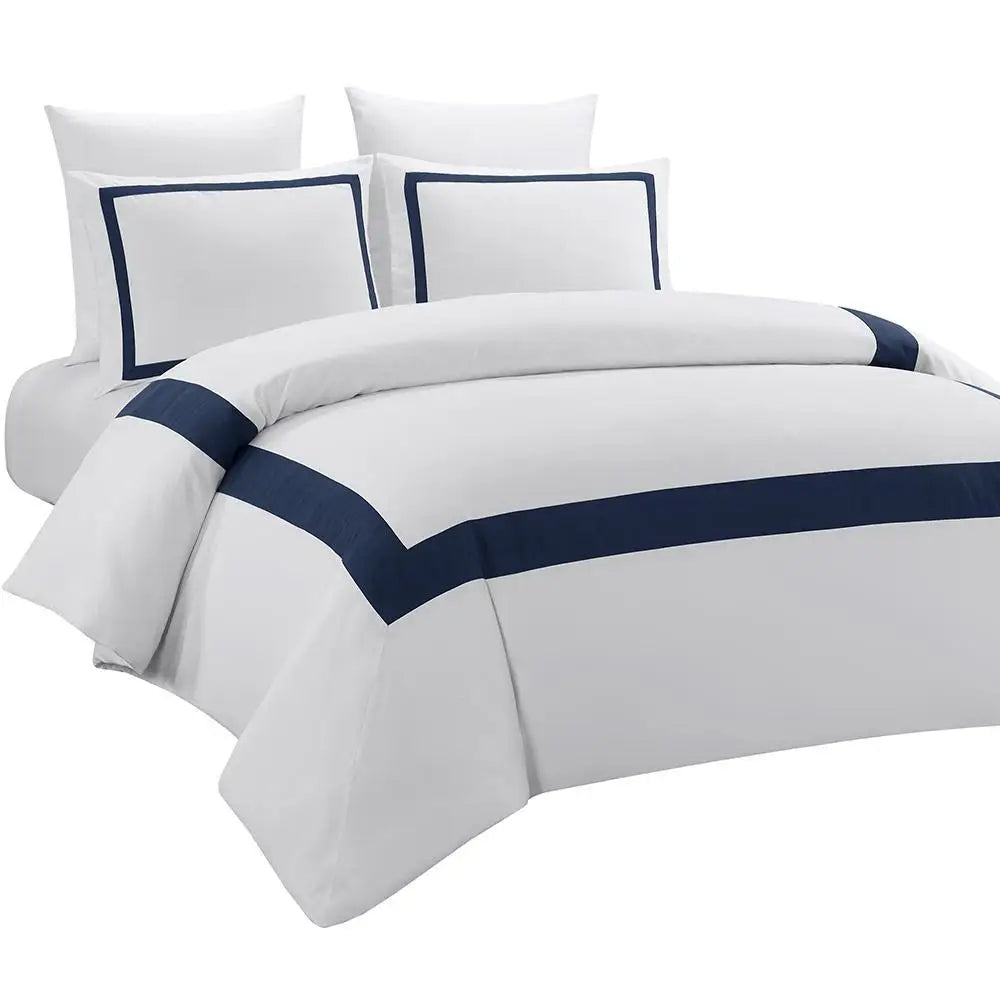 Luxury Geometric Stitching Duvet Cover Bedding Set