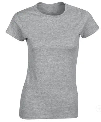 100% Cotton Women's T-Shirts Short Sleeves Solid Color