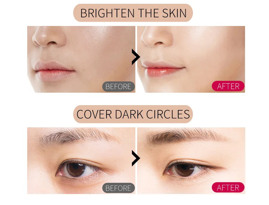 Makeup Base Face Liquid Foundation BB Cream Concealer Moisturizer Oil-control Whitening Waterproof 40g