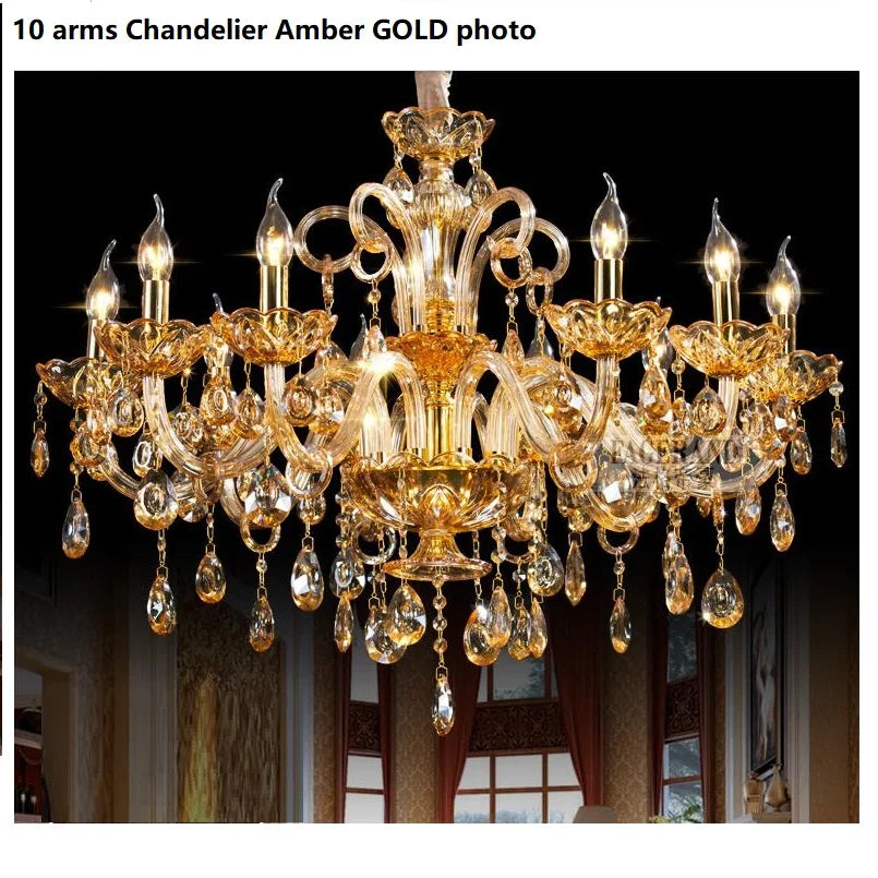 Luxury Large Crystal Chandelier Home Decoration Lighting Fixture