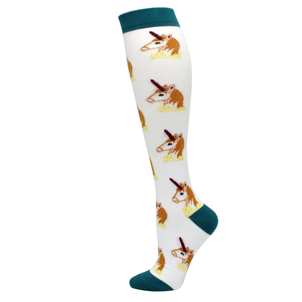 Running Compression Stockings Pressure Nursing Socks For Edema, Diabetes, Varicose Veins, Blood Circulation Sports Socks