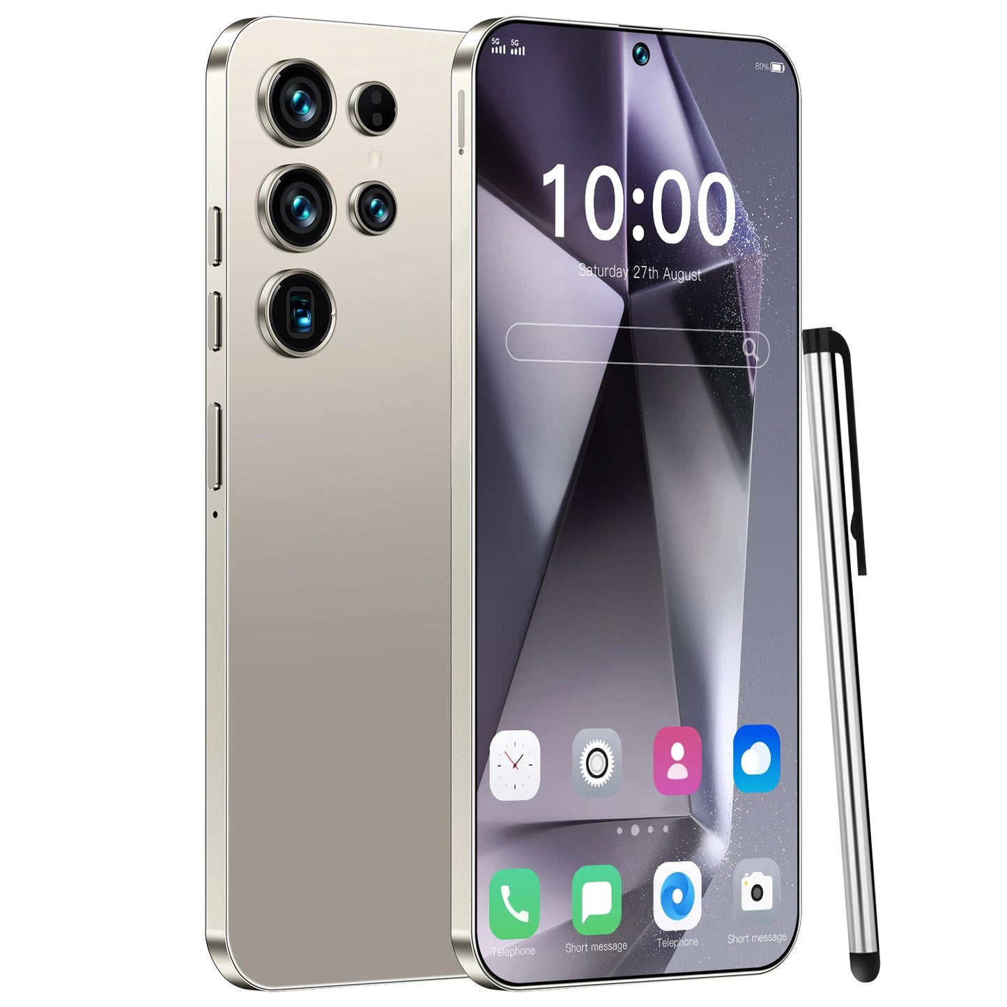 2025 New Original S26 Ultra Smartphones 16GB+1TB 5G Dual SIM Mobile Phone with HD Face Unlock Android 14 Deca Core CPU Spanish