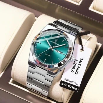 Luxury Wrist Watch Men Simple Quartz Dial Clock Charming Bracelet