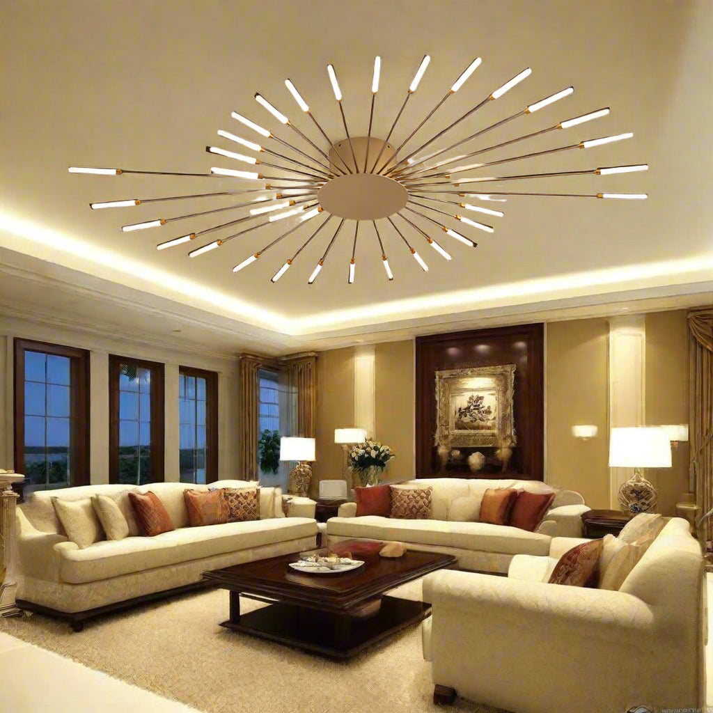 Modern Acrylic Ceiling LED Indoor Lighting For Bedroom Living Room or Kids Room Frame 175-260V