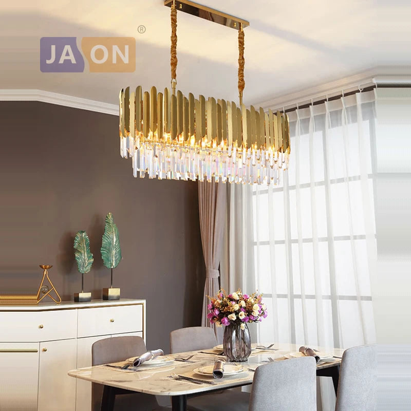 Gold Silver Desinger Dimmable LED Chandelier Lighting Hanging Lamps Lustre Suspension