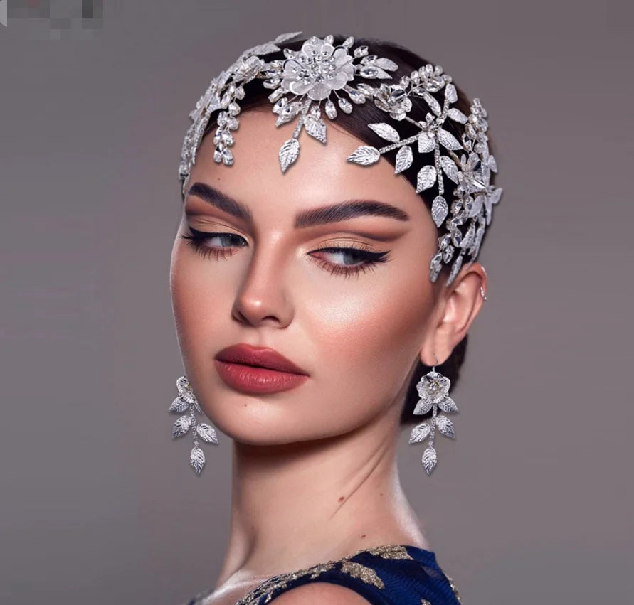 Luxury Wedding Bridal Rhinestone Headdress Hair Accessories