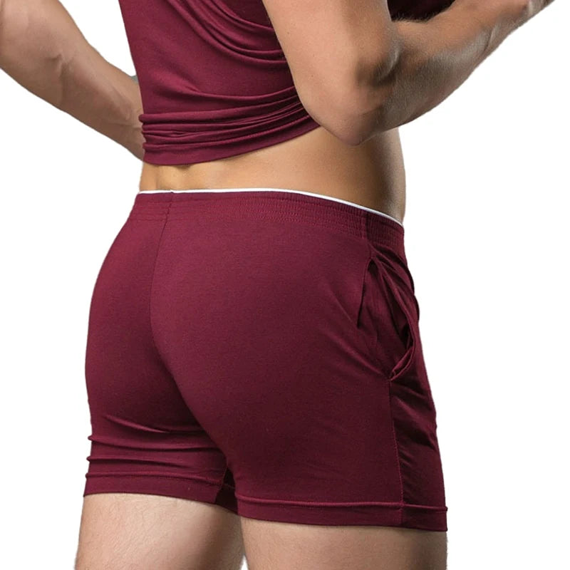 Superbody Breathable Men's Underwear Boxer Shorts Men Pajamas Soft Comfortable Shorts Men Boxers Lounge Sleep Wear