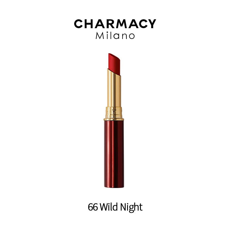 CHARMACY Waterproof Velvet Lipstick 16 Colors Long-Lasting Matte Water-Resistant