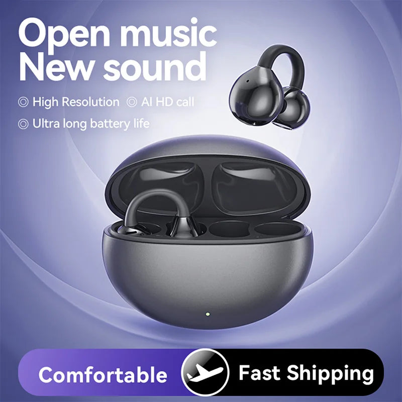 OEM ODM Wireless Headset M47 Earclip Waterproof Noise Cancelling Headphones Sporty TWS Earphones Running Earbuds for Phone