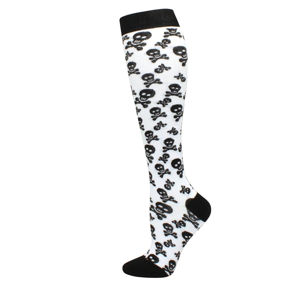Running Compression Stockings Pressure Nursing Socks For Edema, Diabetes, Varicose Veins, Blood Circulation Sports Socks