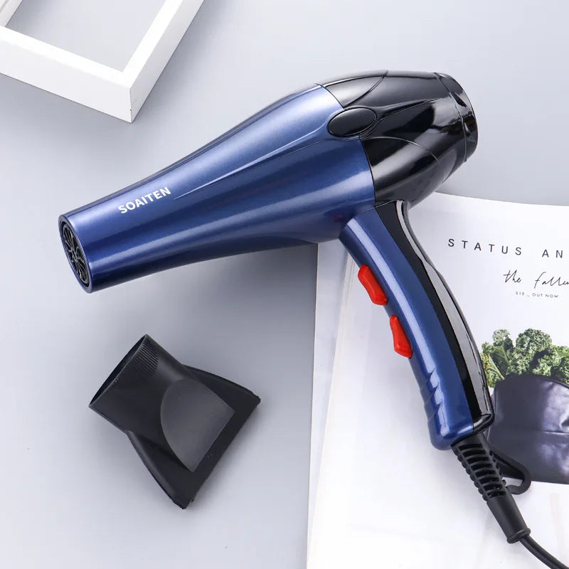High-Power 2000W Household Salon Hair Dryer DC Ionic Blue Light Hot Cold Options for Hair Care for Cross-Border Wholesaling
