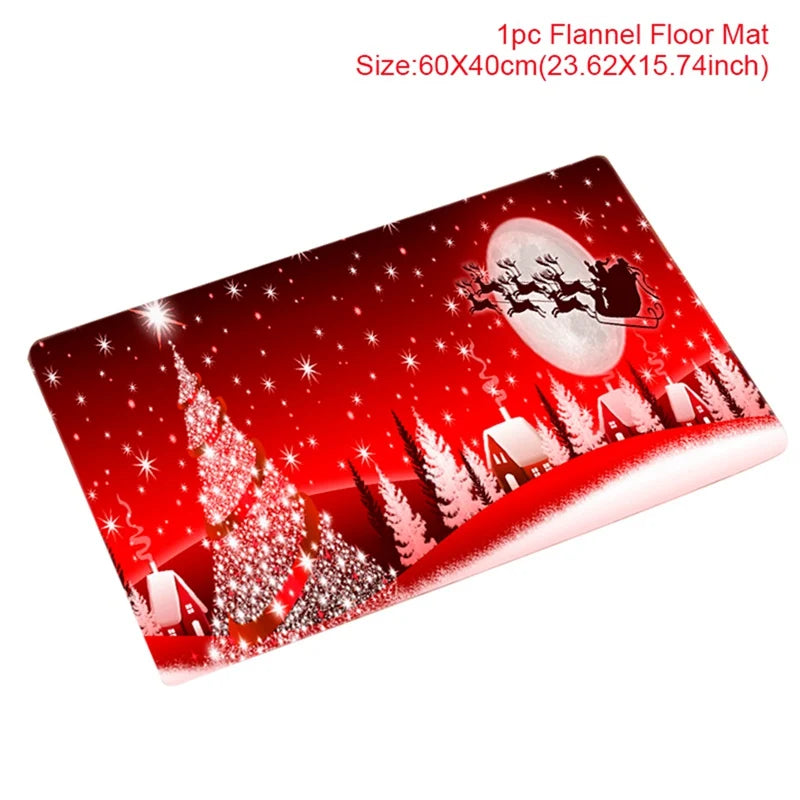 Christmas Decor Santa Claus Door Mat