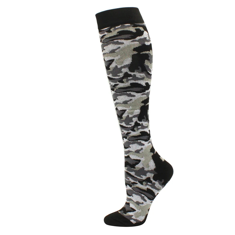 Running Compression Stockings Pressure Nursing Socks For Edema, Diabetes, Varicose Veins, Blood Circulation Sports Socks