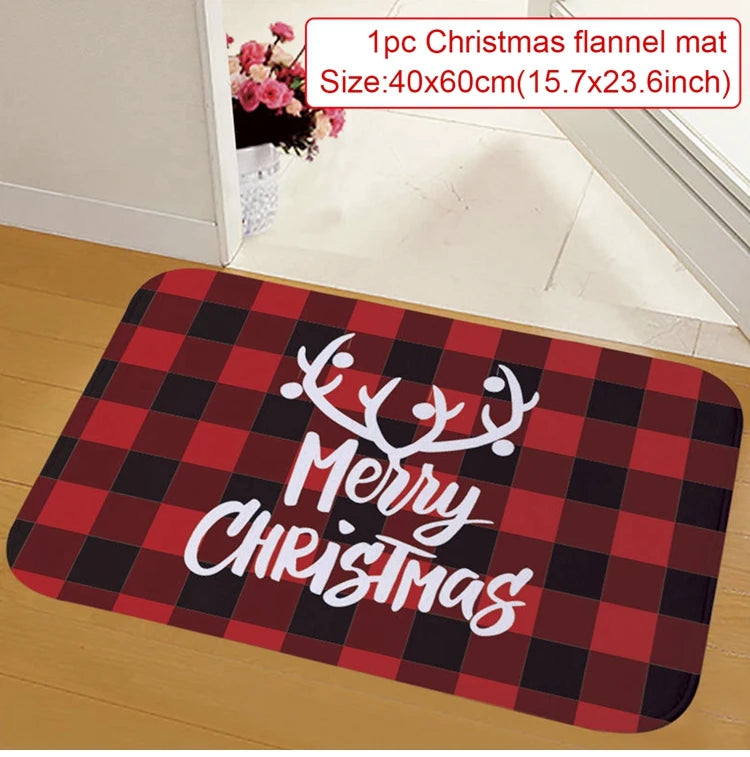 Christmas Decor Santa Claus Door Mat