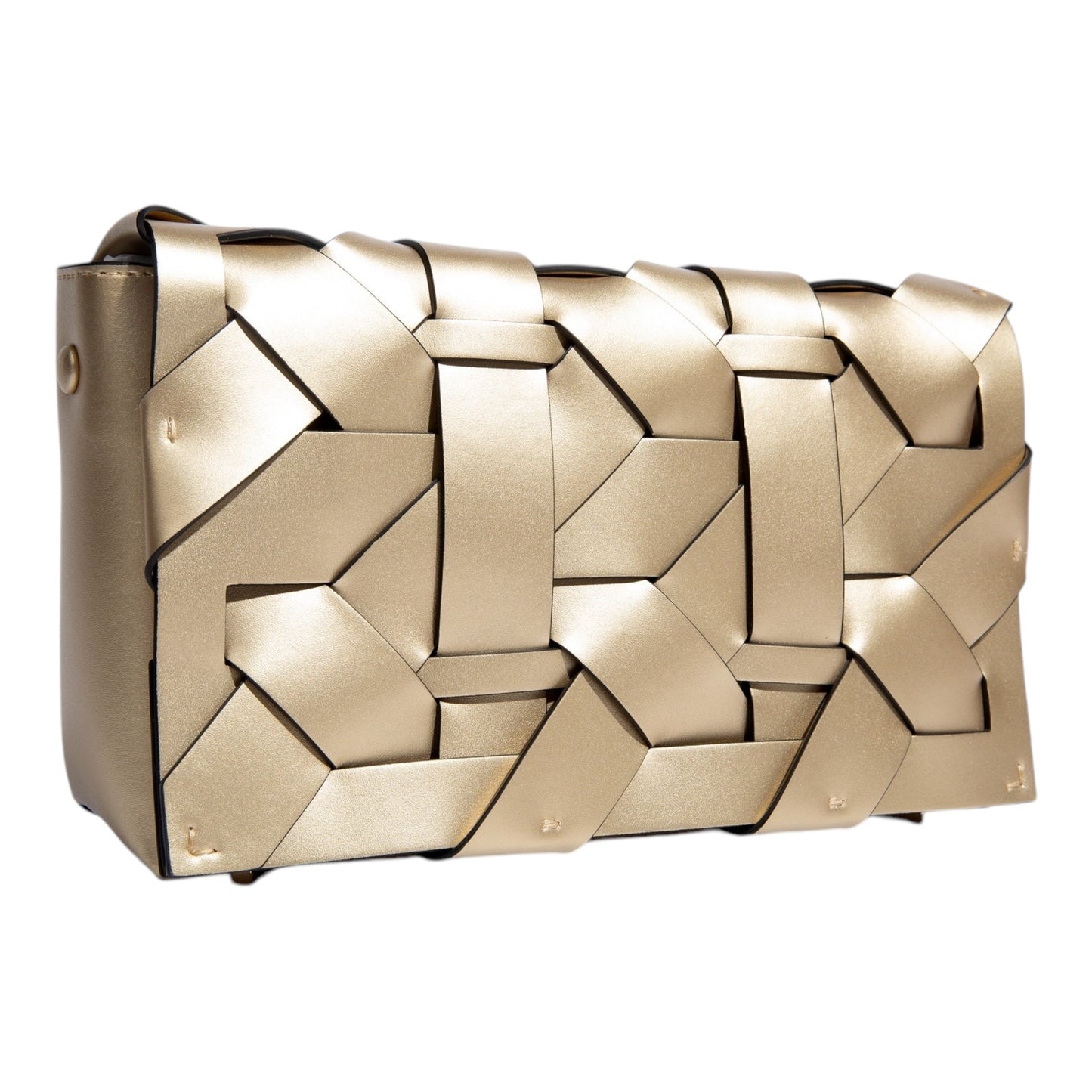 THE ZENOBIA WOVEN CLUTCH BAG