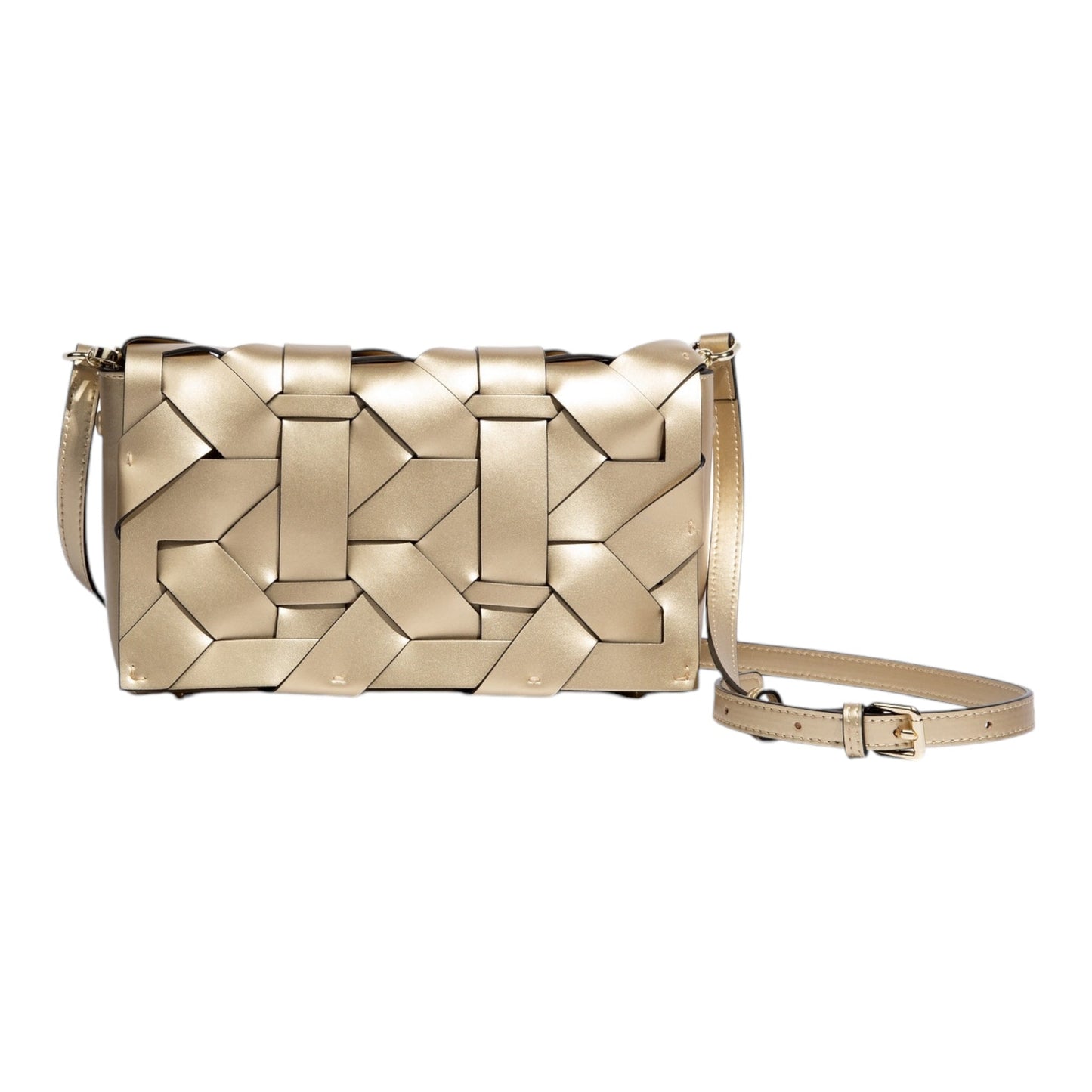 THE ZENOBIA WOVEN CLUTCH BAG