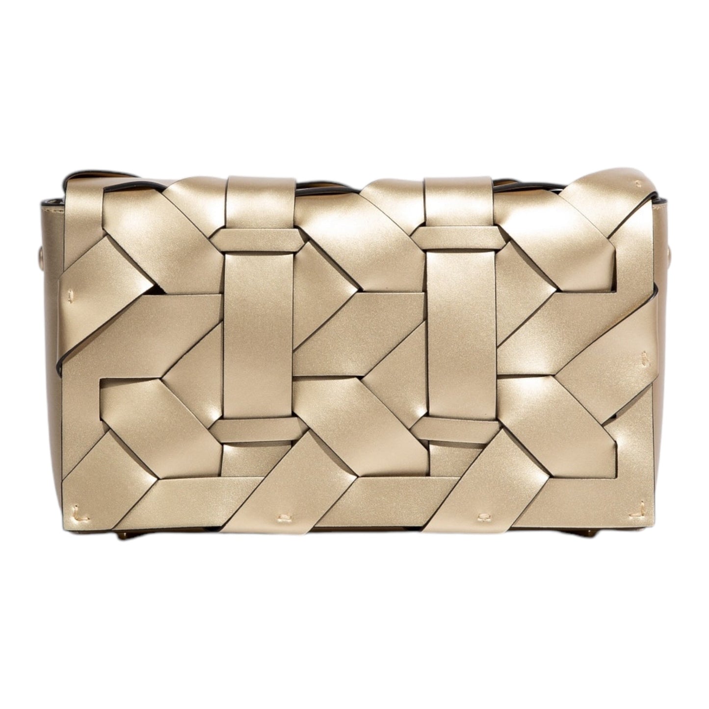 THE ZENOBIA WOVEN CLUTCH BAG